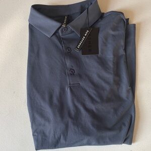 Men's Asher Golf Blue Polo Shirt NWT